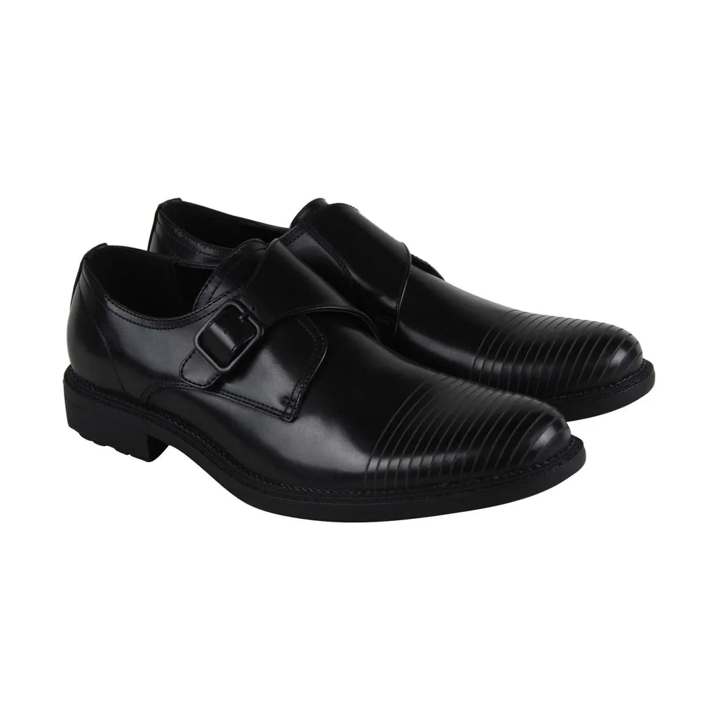 Black Monk Strap Oxfords