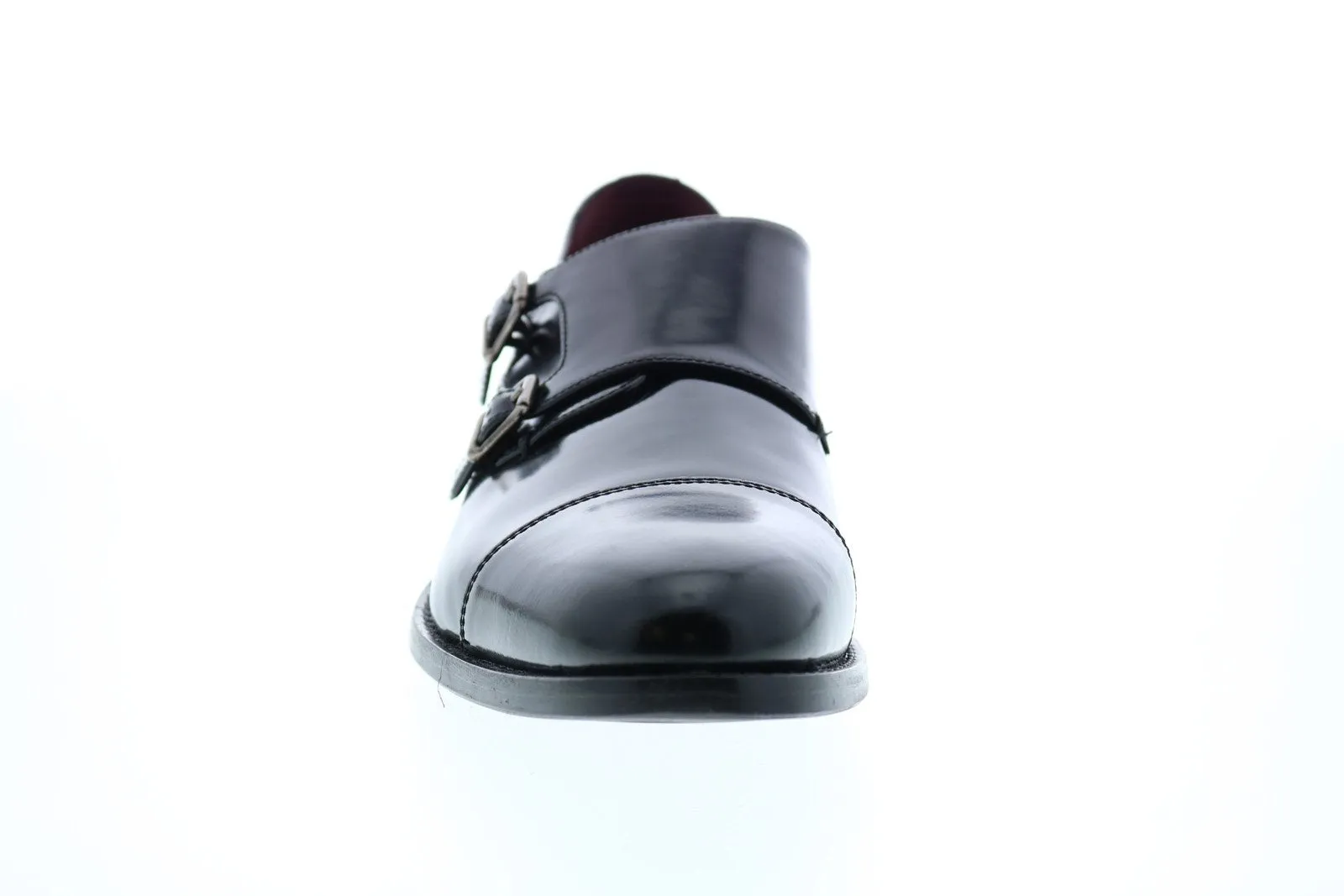 Black Patent Leather Monk Strap Oxfords