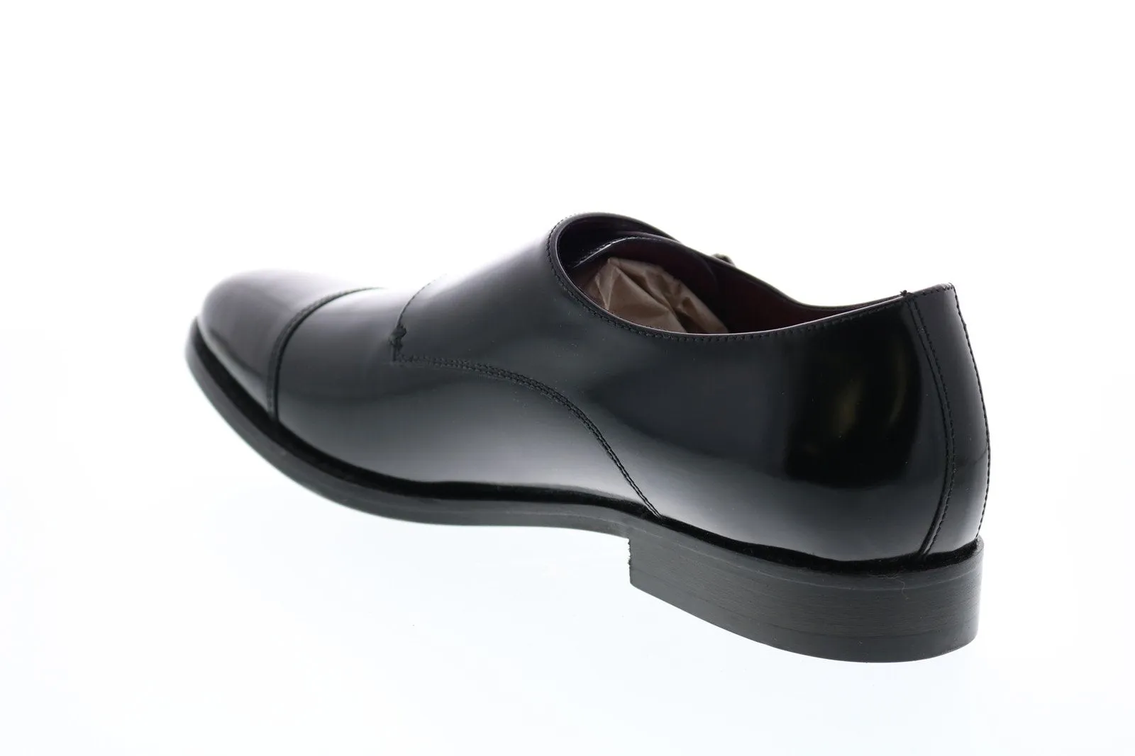 Black Patent Leather Monk Strap Oxfords