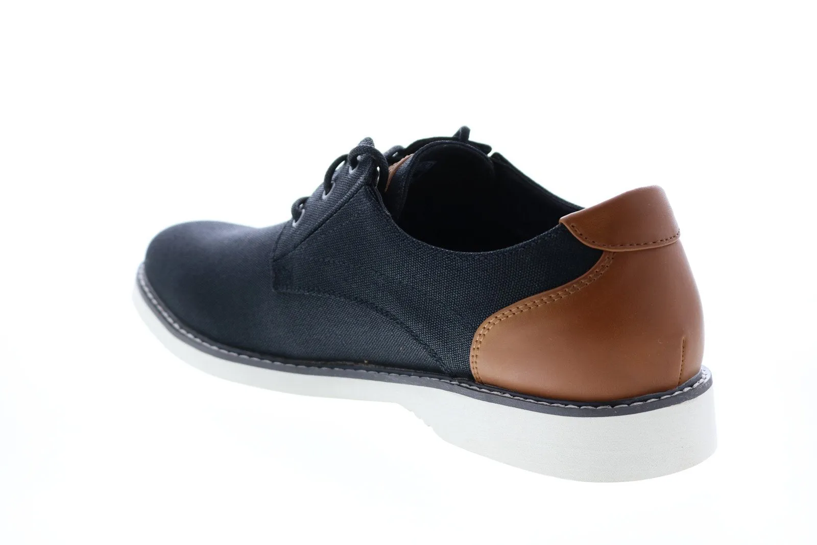 Black Plain Toe Oxfords