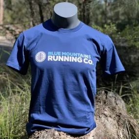 Men's Blue Mountains Running Company Logo T-shirt