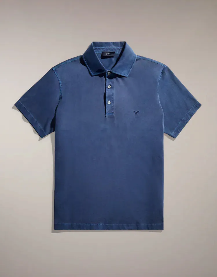 Blue Polo Shirt Fay