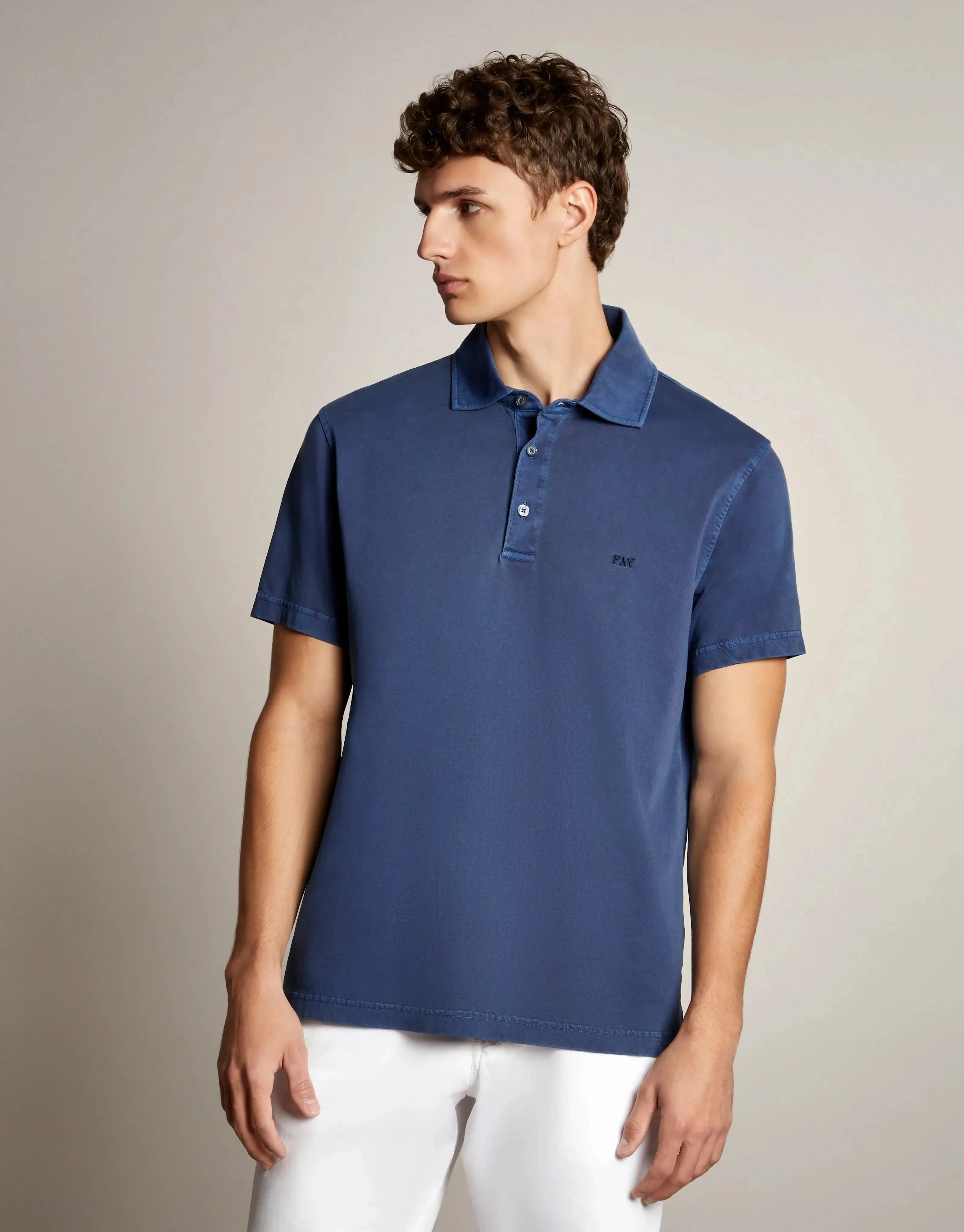 Blue Polo Shirt Fay