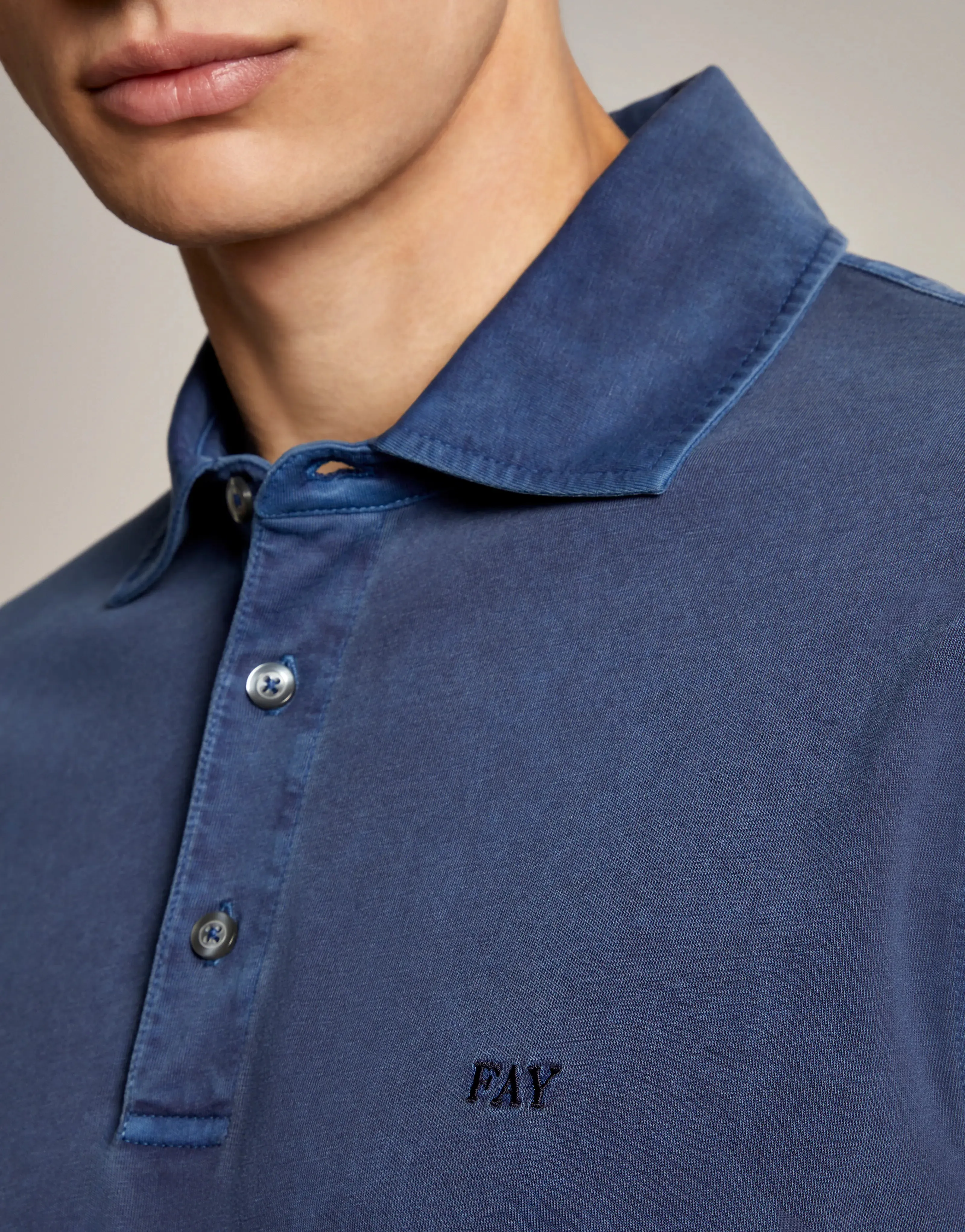 Blue Polo Shirt Fay