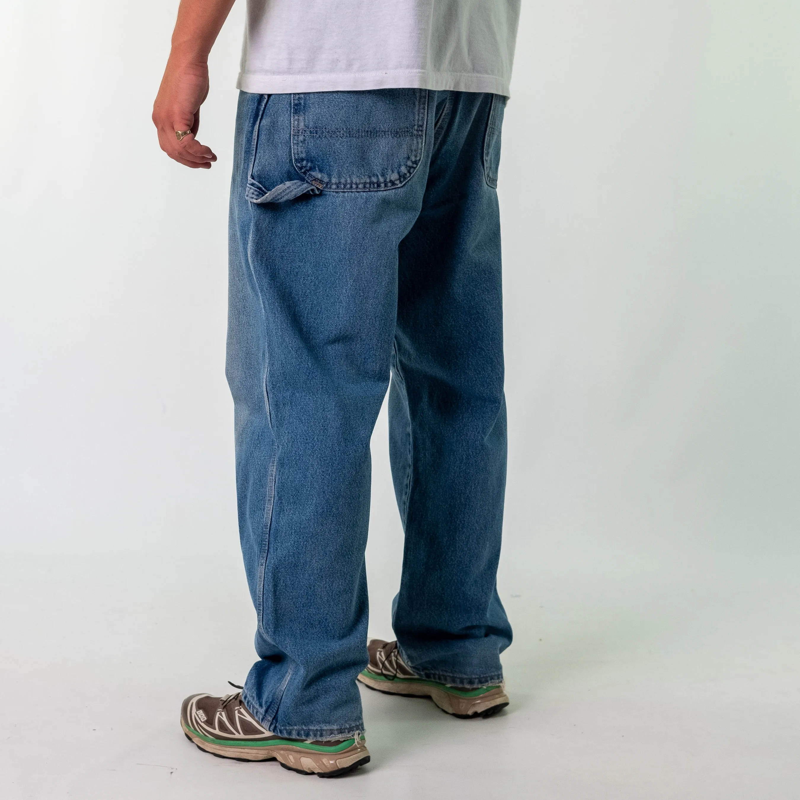 Blue y2ks Dickies Denim Carpenter Jeans Baggy Pants (36x30)