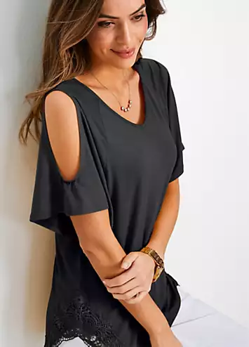 bonprix Cold Shoulder Tunic | Kaleidoscope