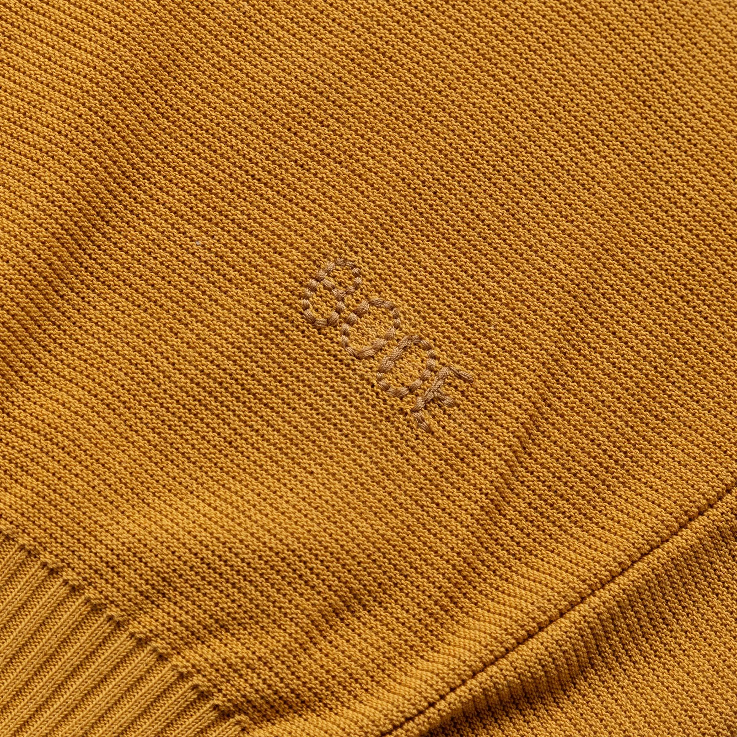 BOXY POLO BROWN YELLOW | Bodega