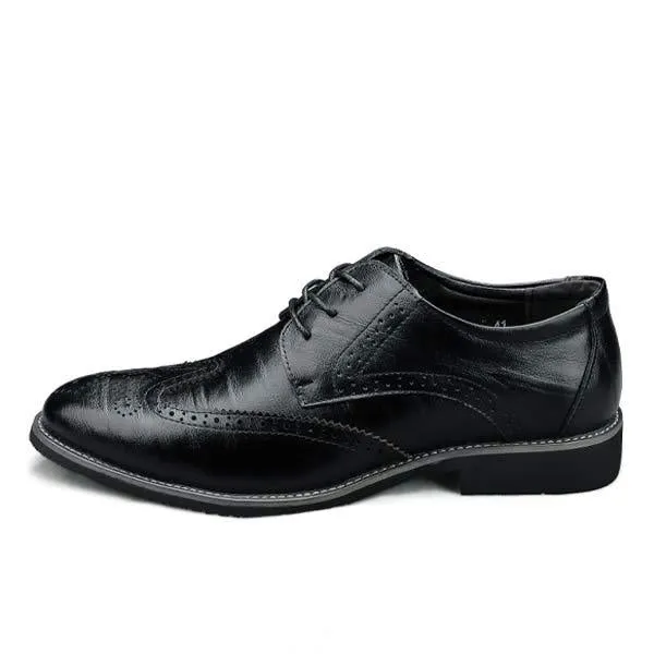 Brogue Leather Shoes for Men - Style 03039665