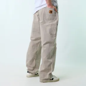 Brown y2ks Carhartt Canvas Carpenter Jeans Baggy Pants (40x32)