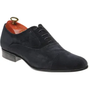 Black leather shoes with rubber soles from Bruges.