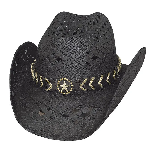 Bullhide Naughty Girl Straw Hat - Black