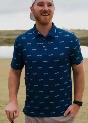 Navy Performance Polo for Rad Dads