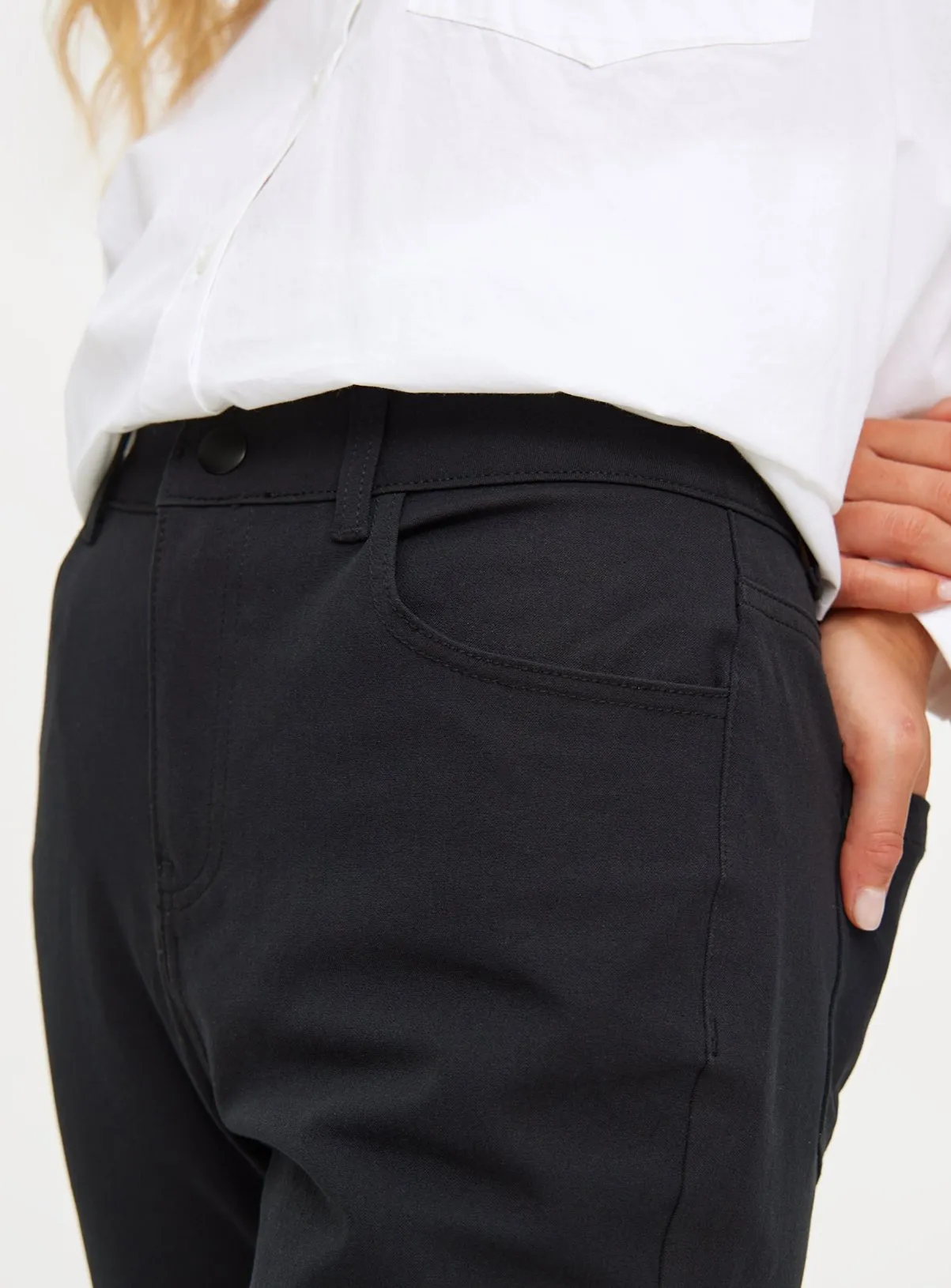 Black Flared Trousers 18R for Men