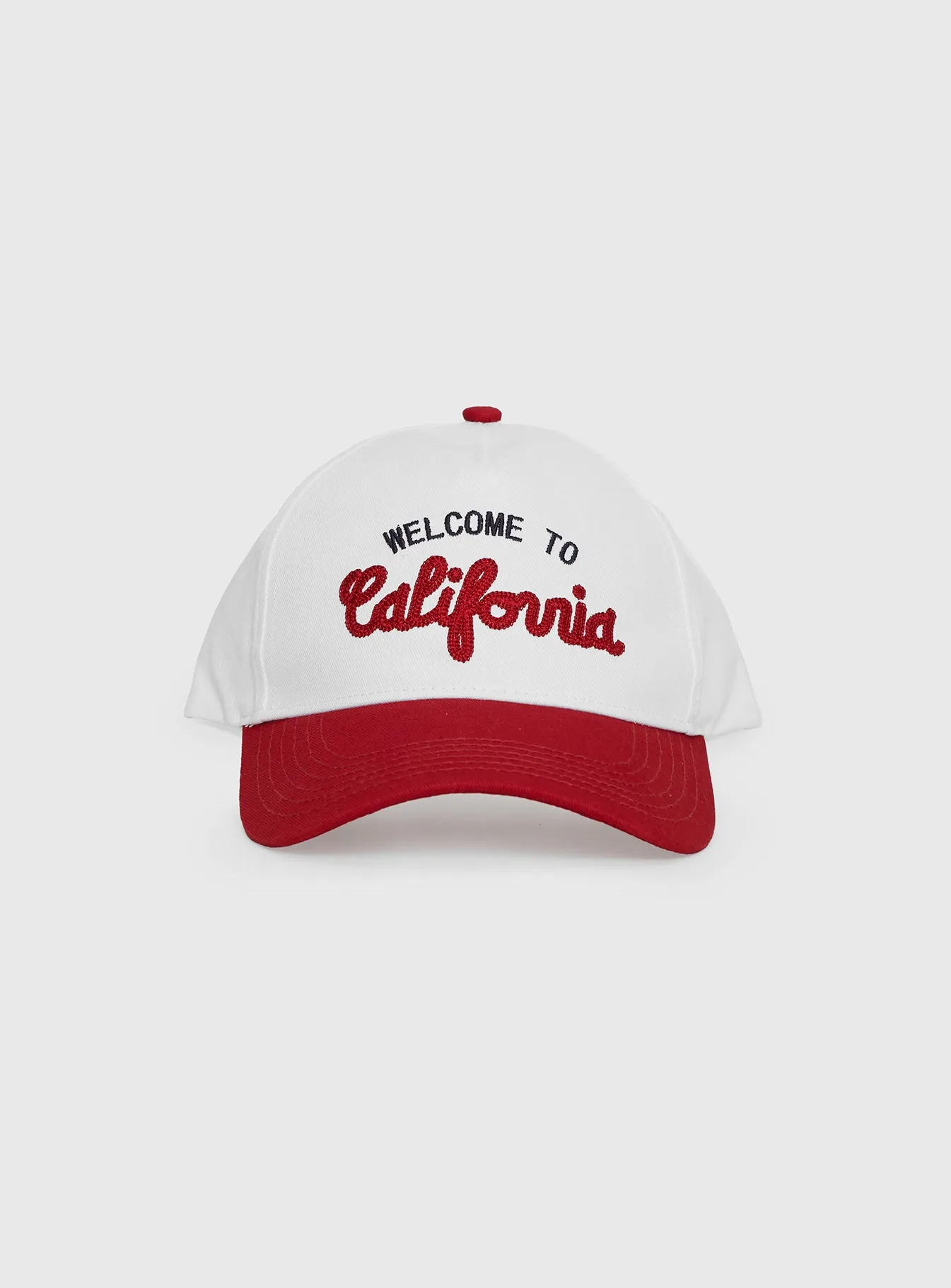 California Trucker Hat Red / White