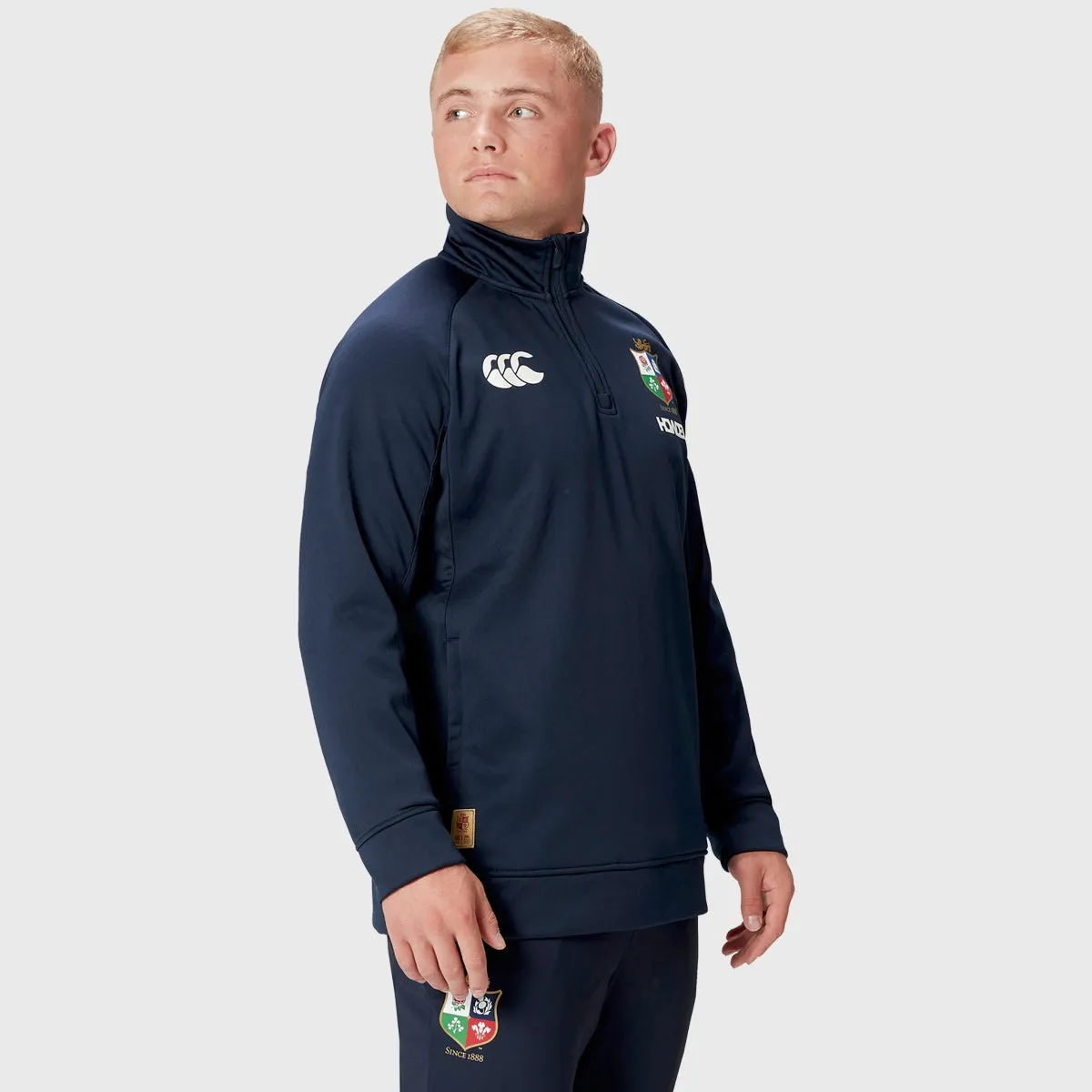 Canterbury British & Irish Lions Men's 1/4 Zip Fleece Navy