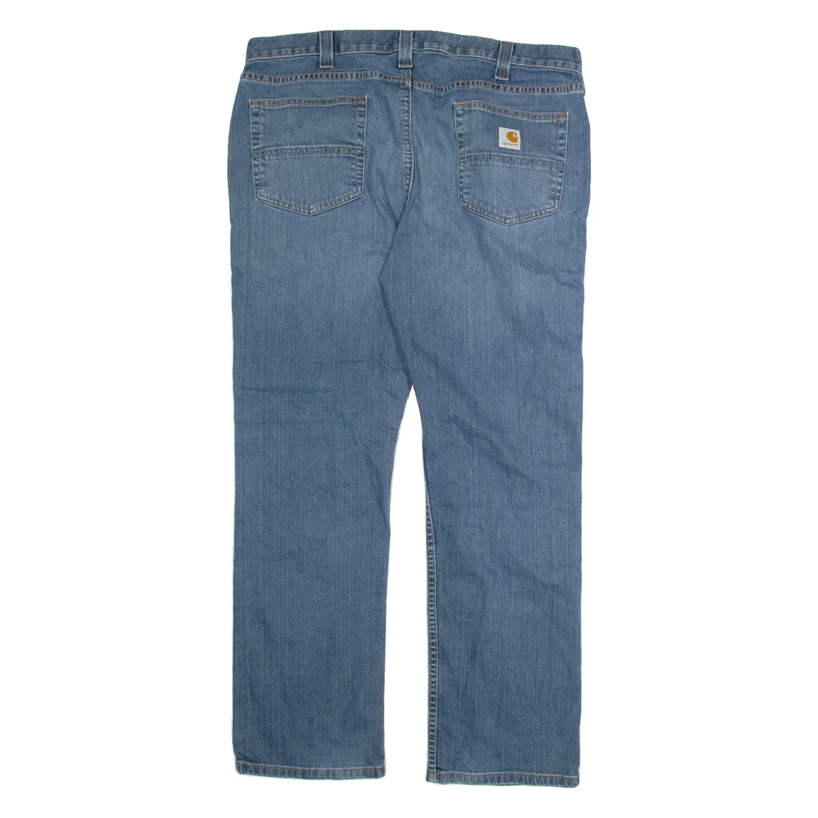 CARHARTT Mens Jeans Blue Relaxed Straight W38 L30