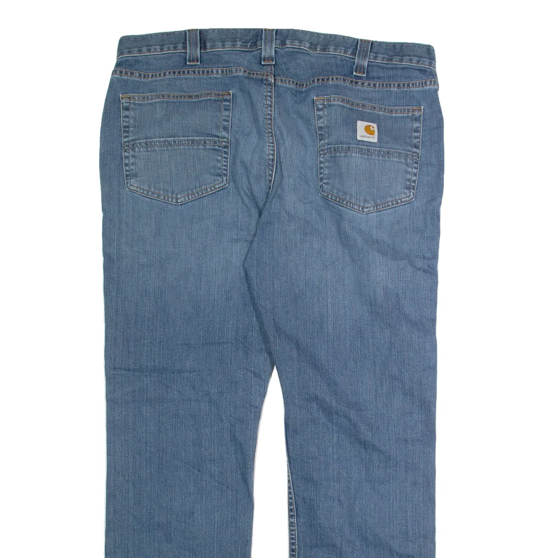 CARHARTT Mens Jeans Blue Relaxed Straight W38 L30