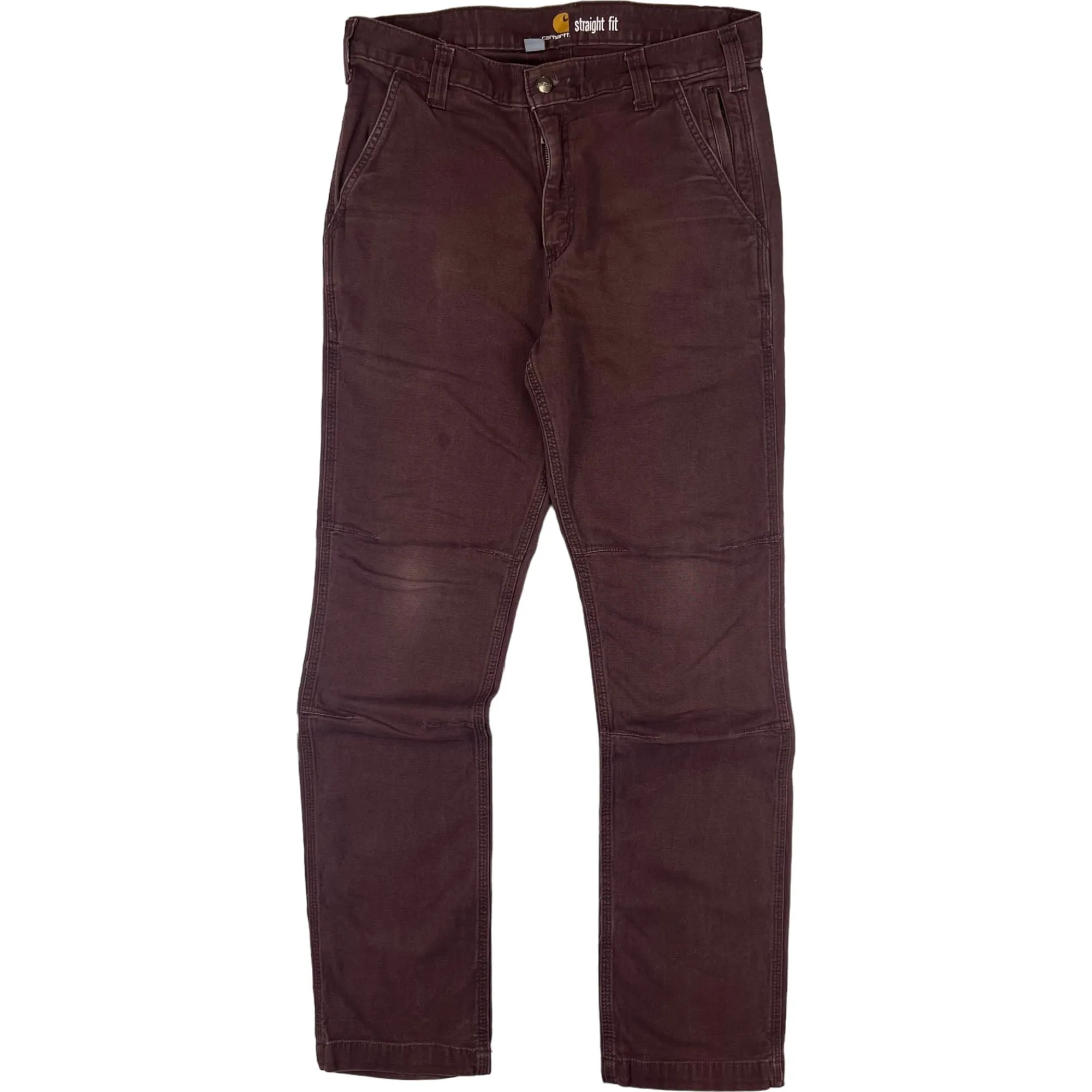 Carhartt Straight Fit Jeans Maroon