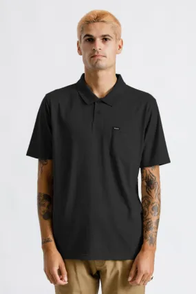 Carlos S/S Pocket Polo - Black