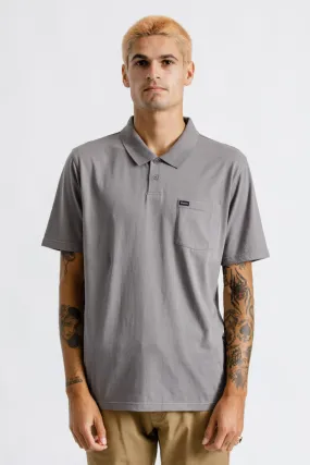 Carlos S/S Pocket Polo - Grey