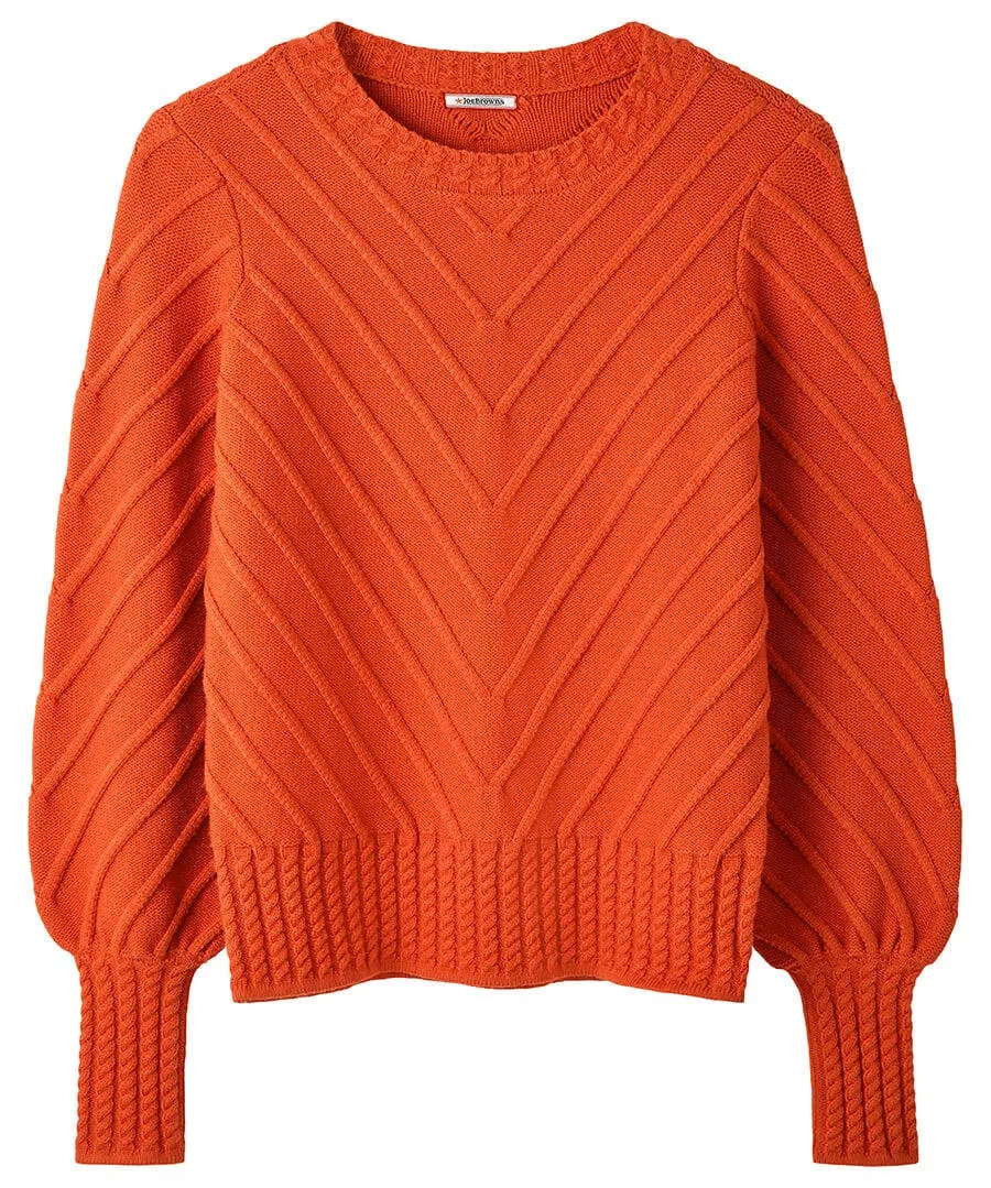 Cassie Chevron Knit Jumper