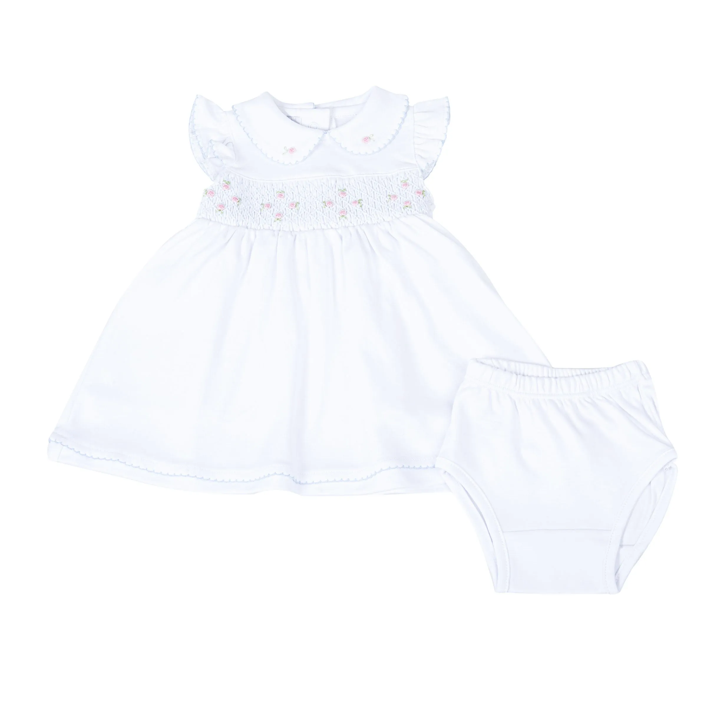 Charlotte's Classics Smocked Collared Dress