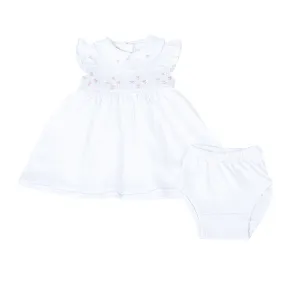 Charlotte's Classics Smocked Collared Dress