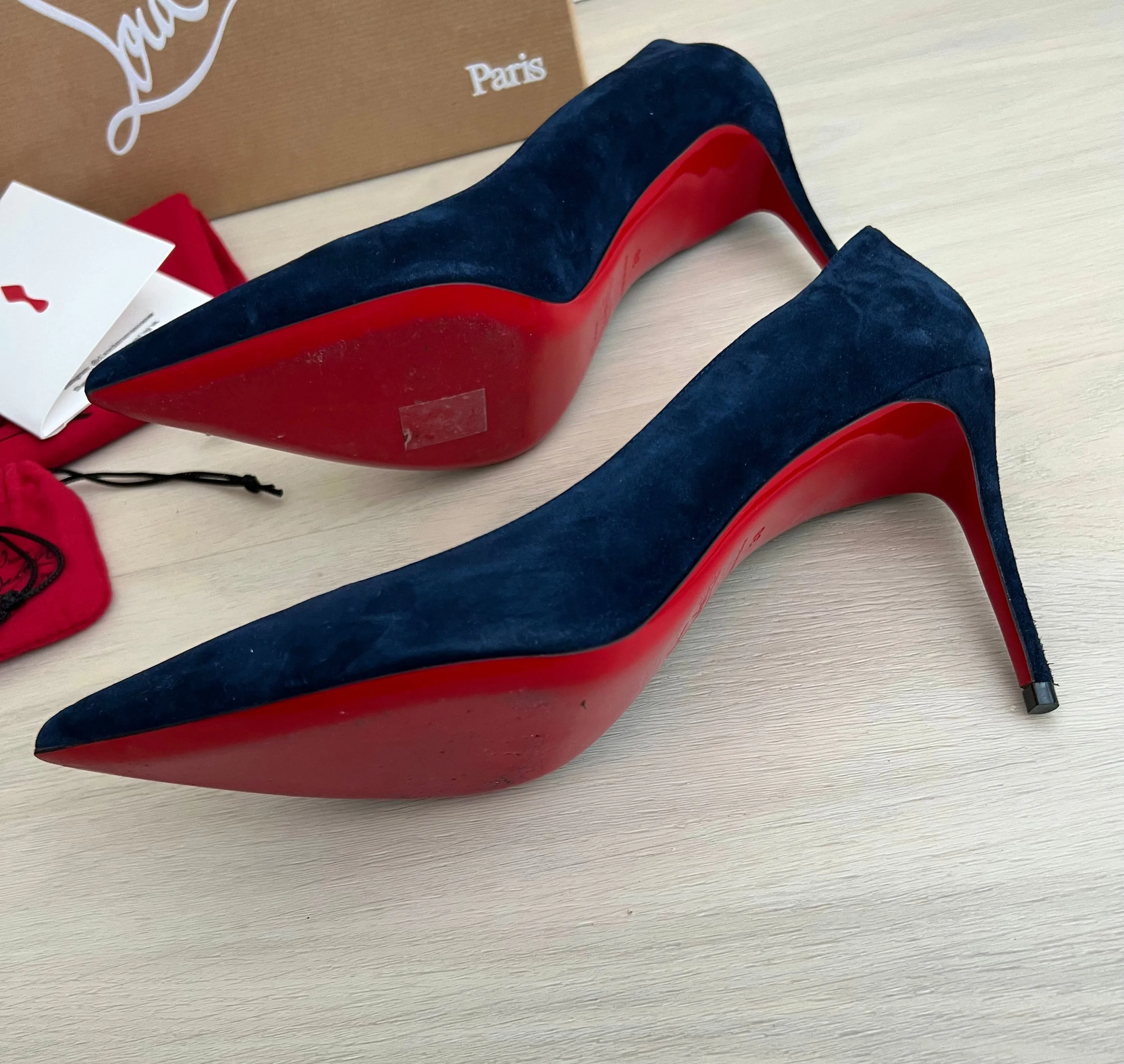 Christian Louboutin Kate 85 Veau Velour Shoes