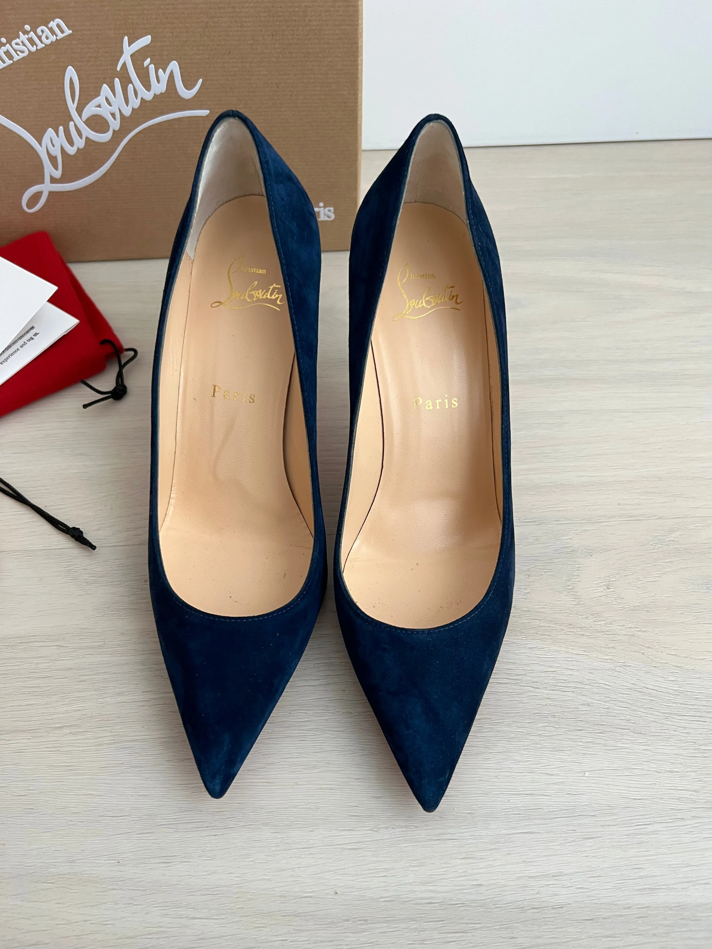 Christian Louboutin Kate 85 Veau Velour Shoes