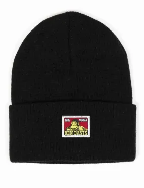 Classic Logo Beanie Hat - Black