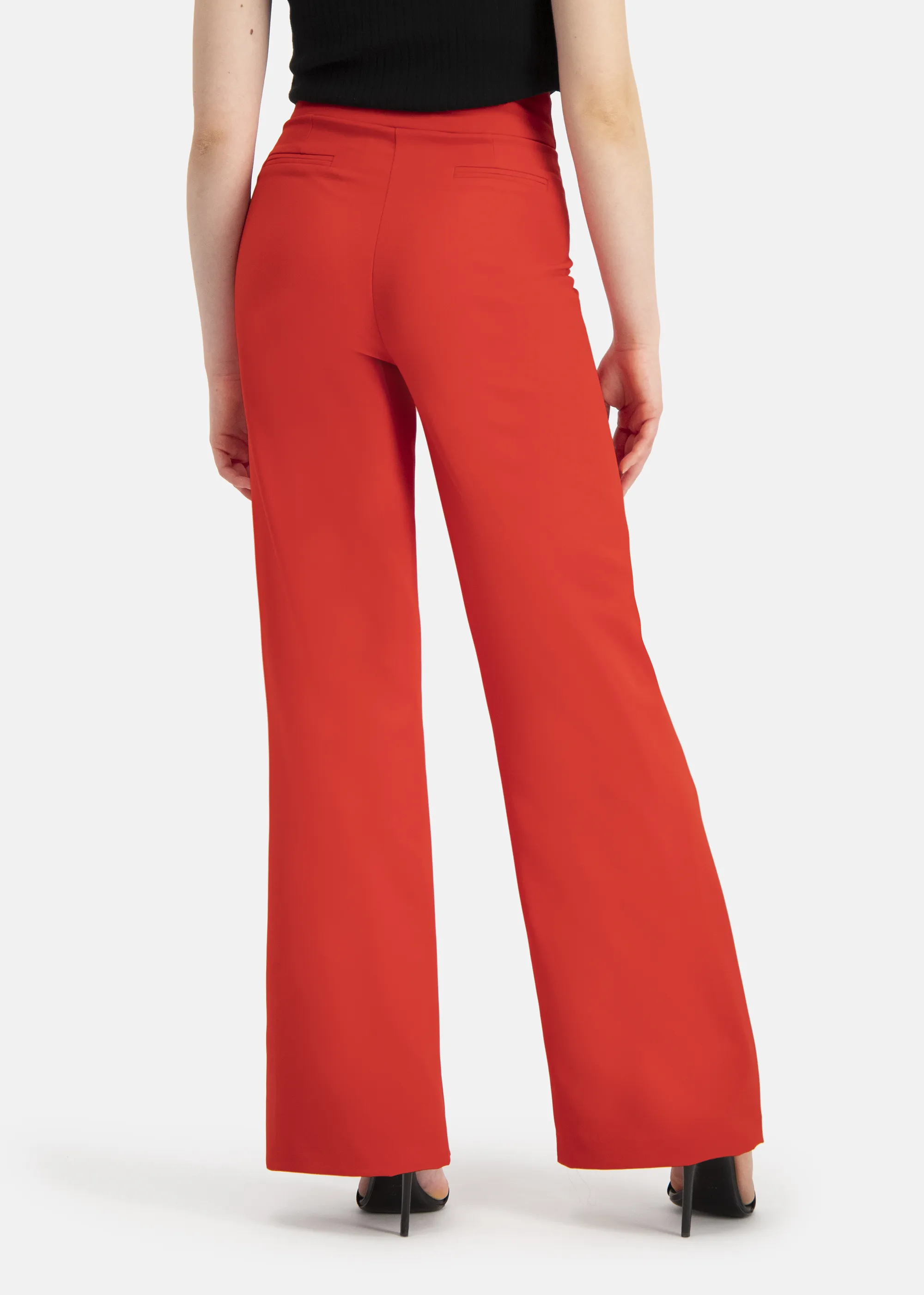 Classic Marlene Trousers - CORINO in RED