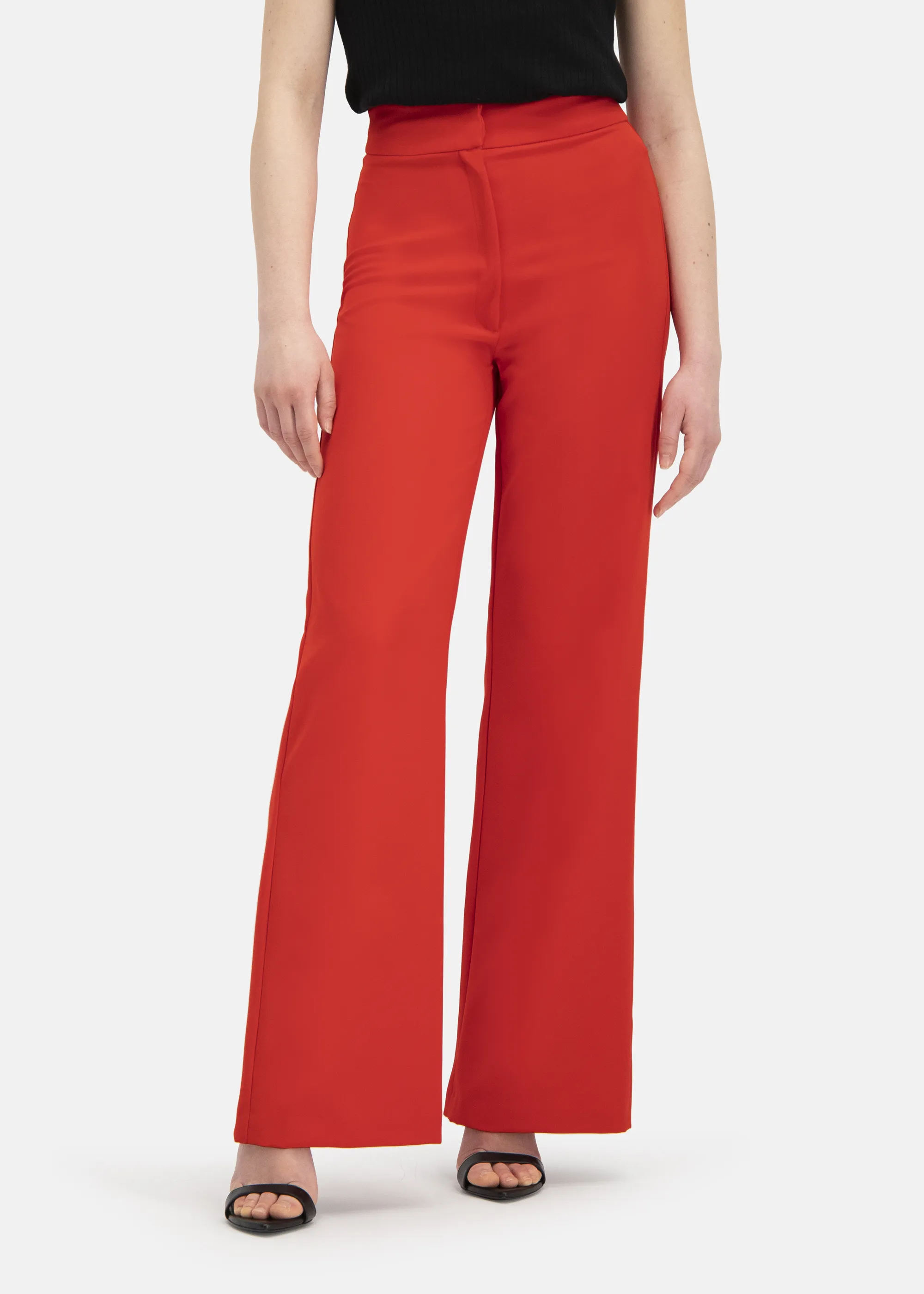 Classic Marlene Trousers - CORINO in RED