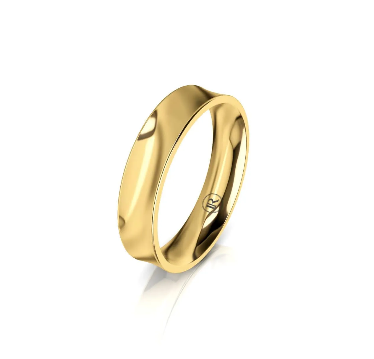 Classic Yellow Gold Men's EA Ring