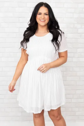 Closer With You Dress, White