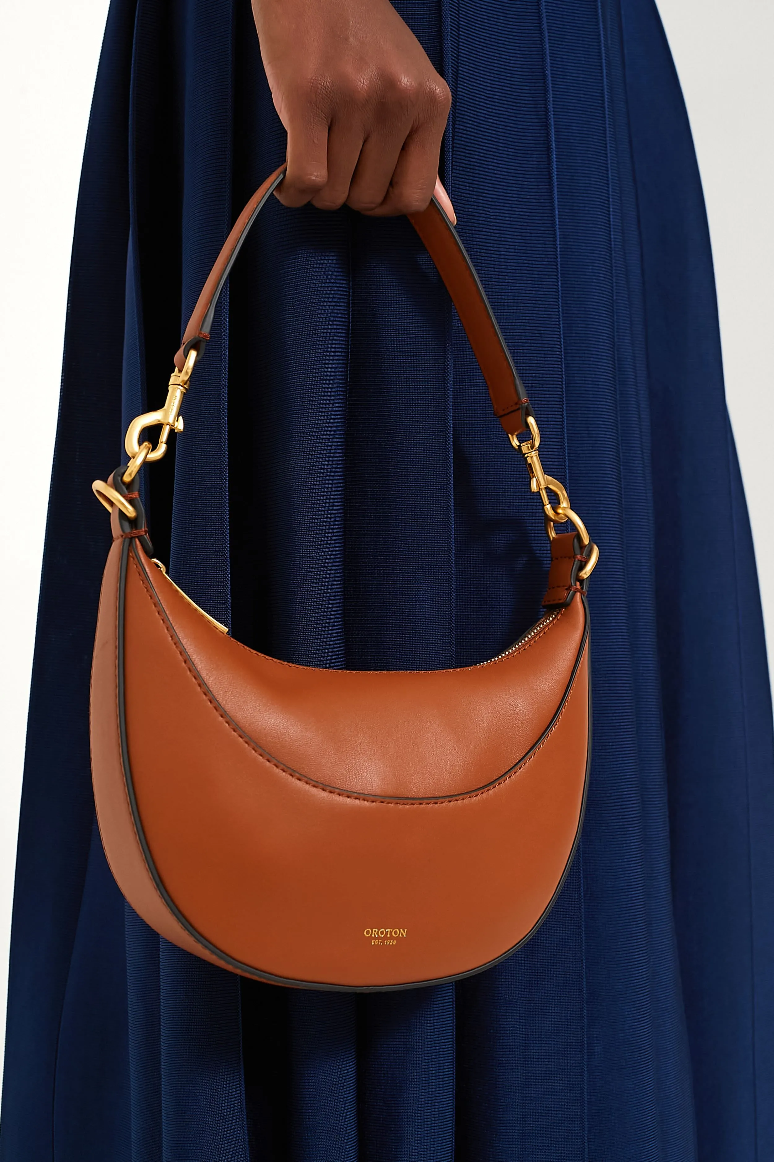 Cognac Florence Small Shoulder Bag