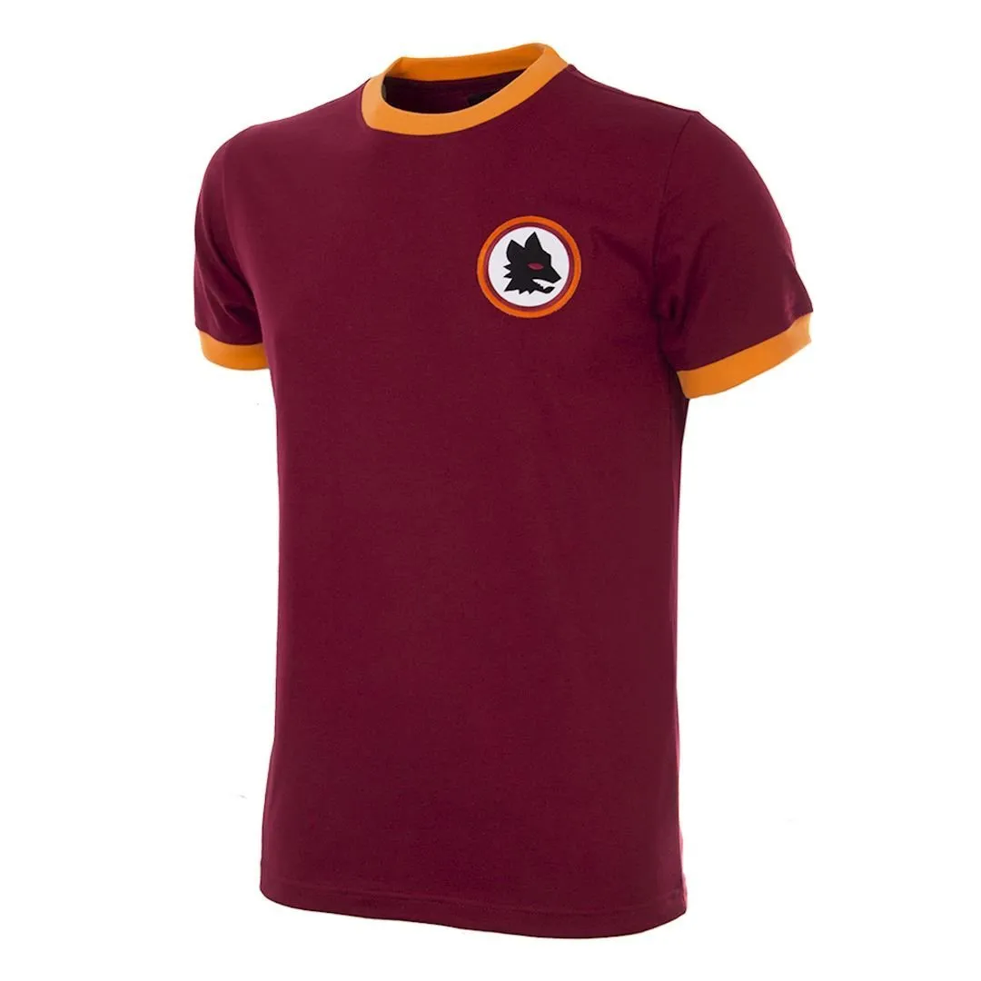 COPA Football - AS Roma Retro Football Shirt 1978-79 + Totti 10 (Photo Style)