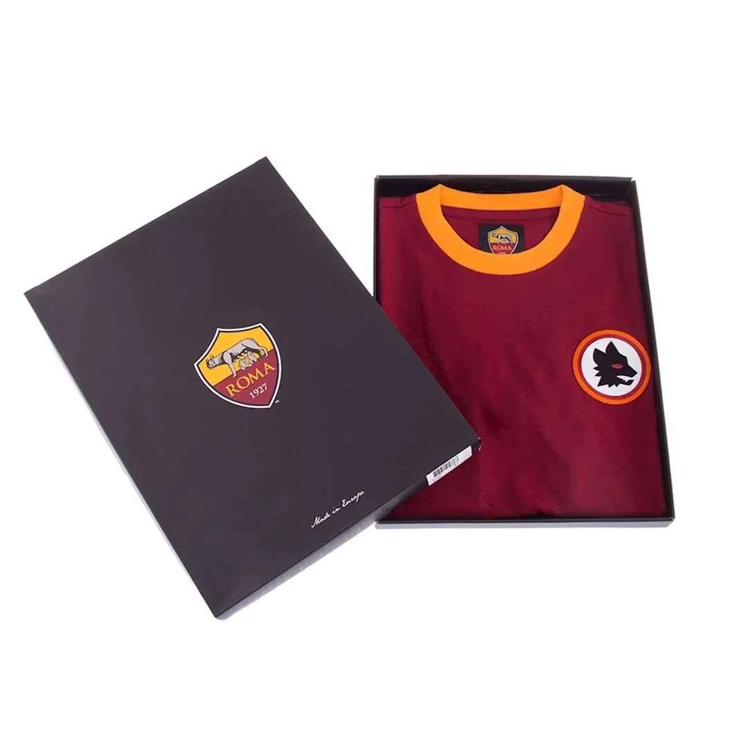 COPA Football - AS Roma Retro Football Shirt 1978-79 + Totti 10 (Photo Style)