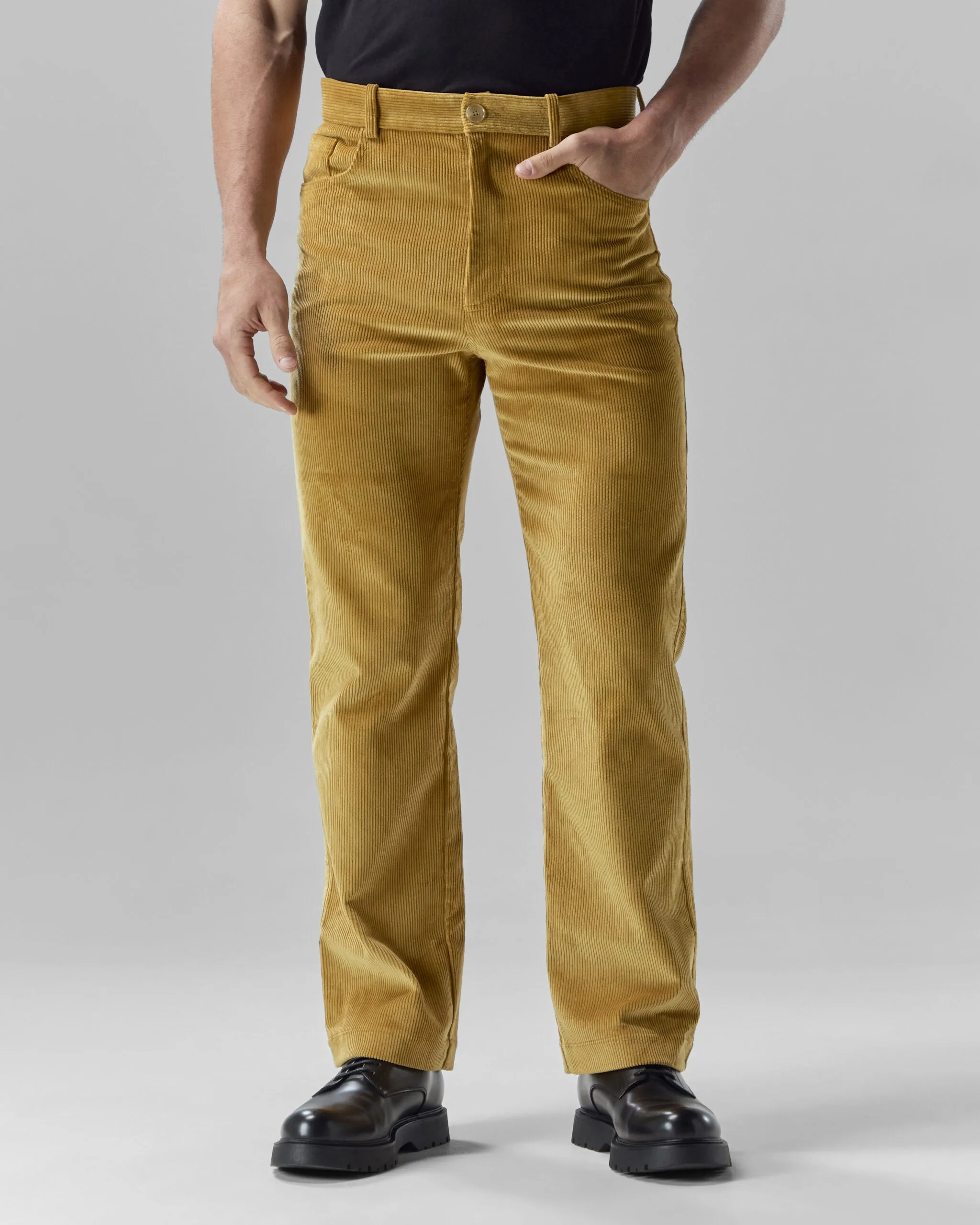 Corduroy Relax Trousers | Honey