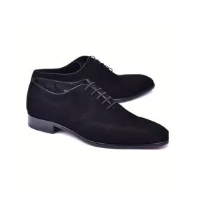 Corrente black suede leather plain toe oxfords for men - C0014022-6292 (CRT1491)