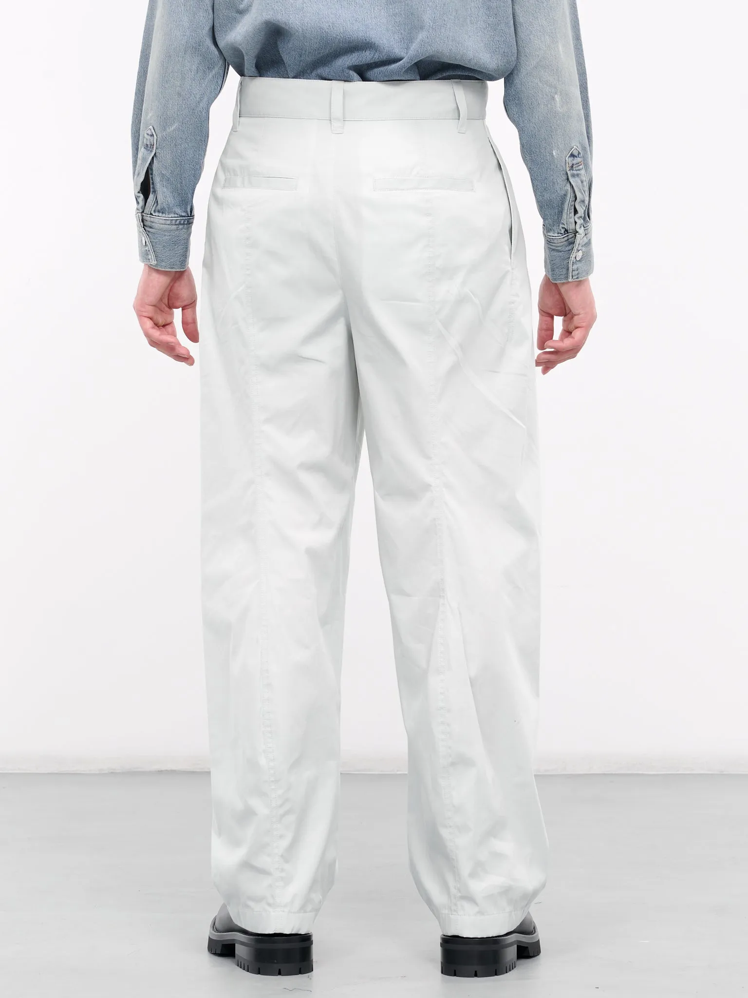 Cotton Silk Trousers (780540V3YS0-5209-CLOUD)