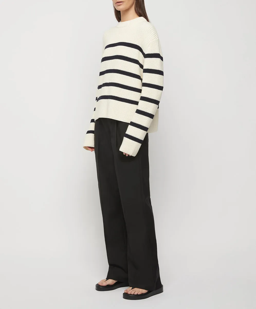 Cotton Striped Knit