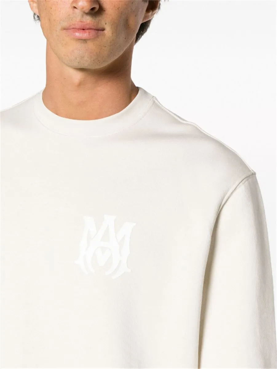 Cotton Sweatshirt with Logo Print