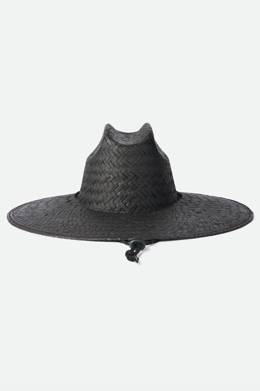 Crest Sun Hat - Black