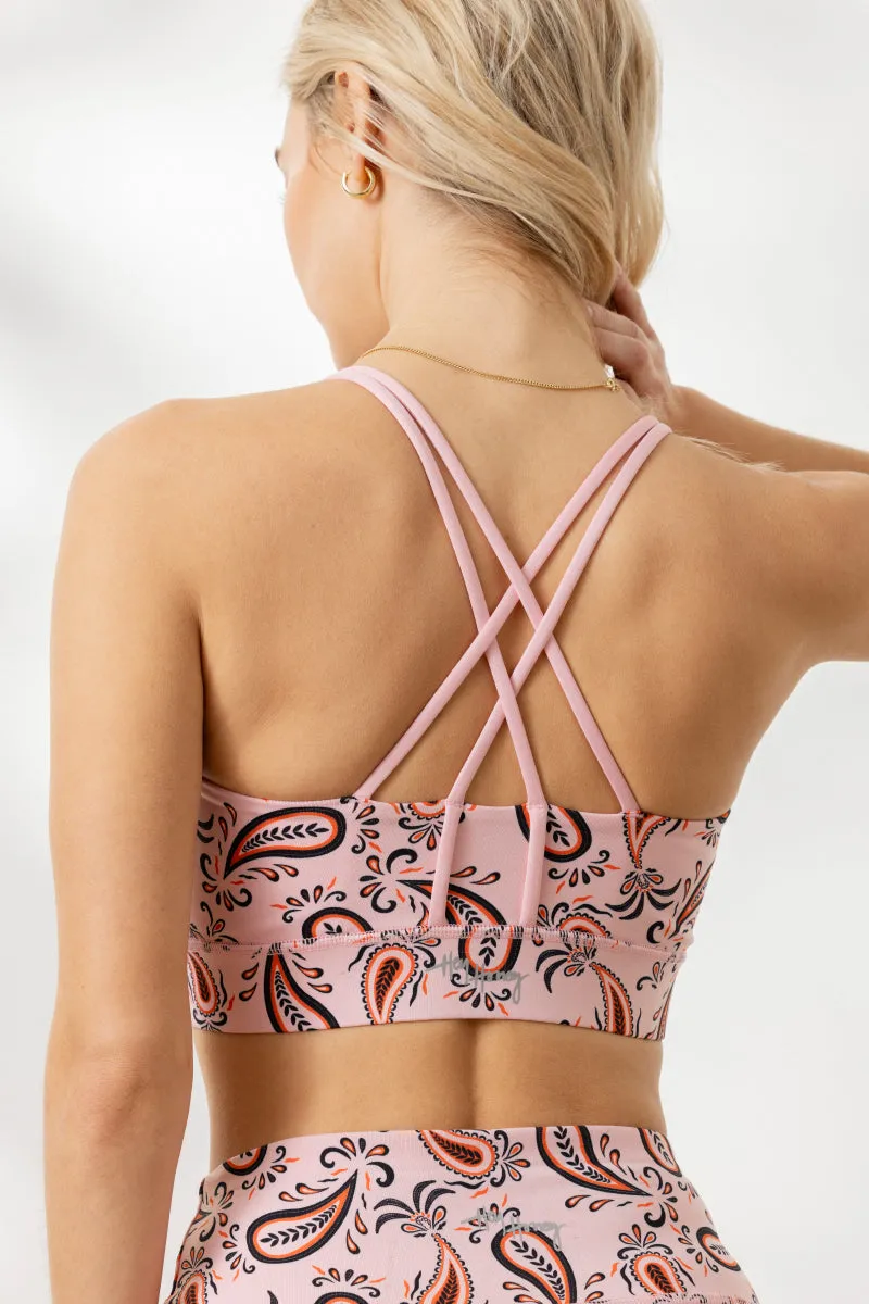 Criss-Cross Bra Print