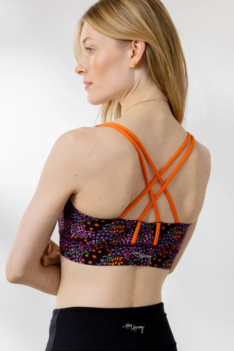 Criss-Cross Bra Print