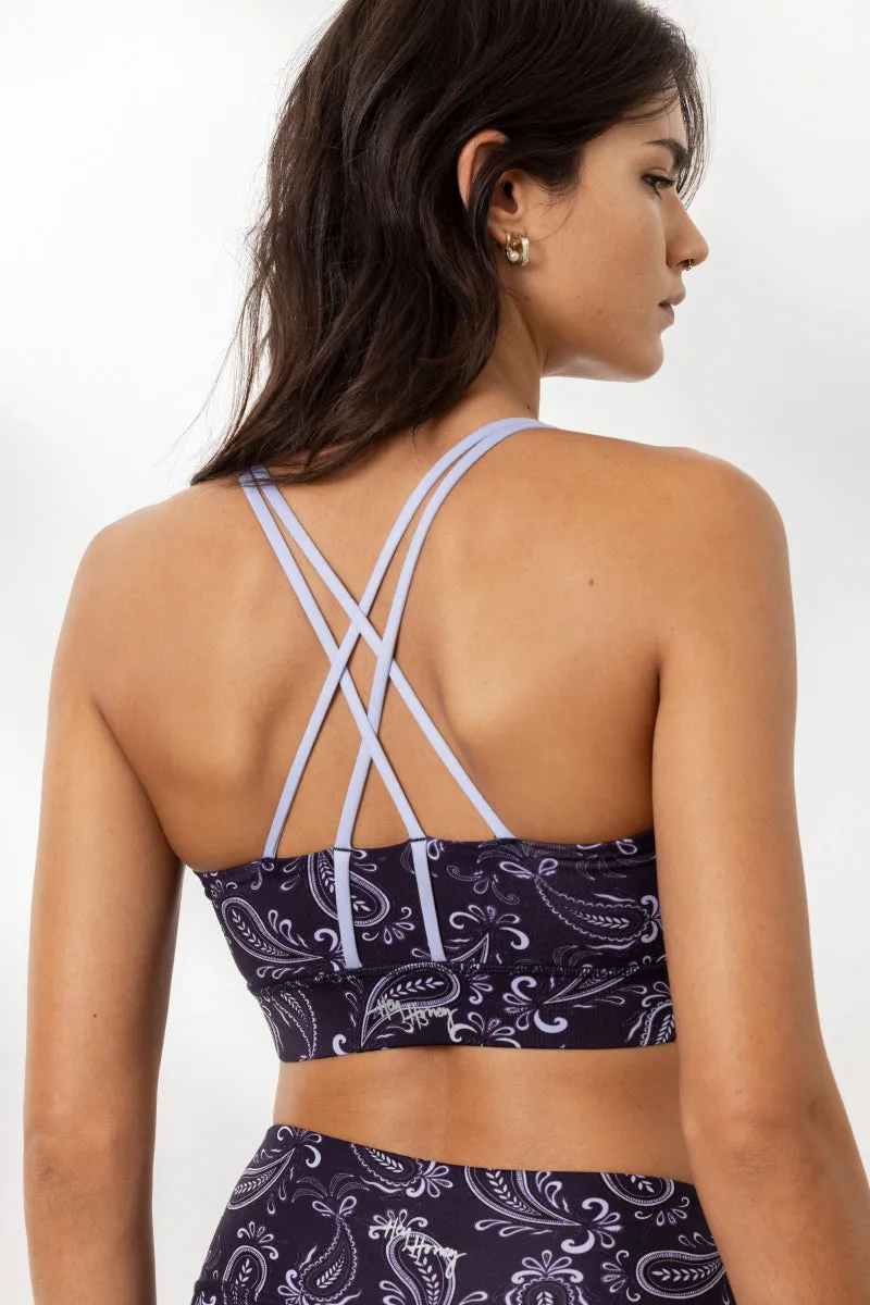 Criss-Cross Bra Print