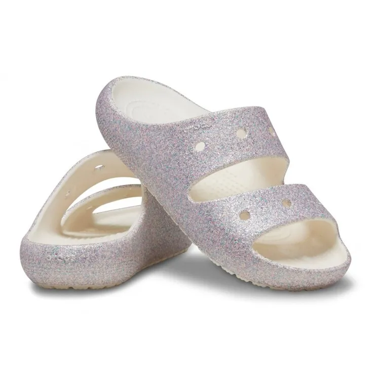 Crocs Kids Bambino Glitter Sandals Classic 209705 Dropdown编号2