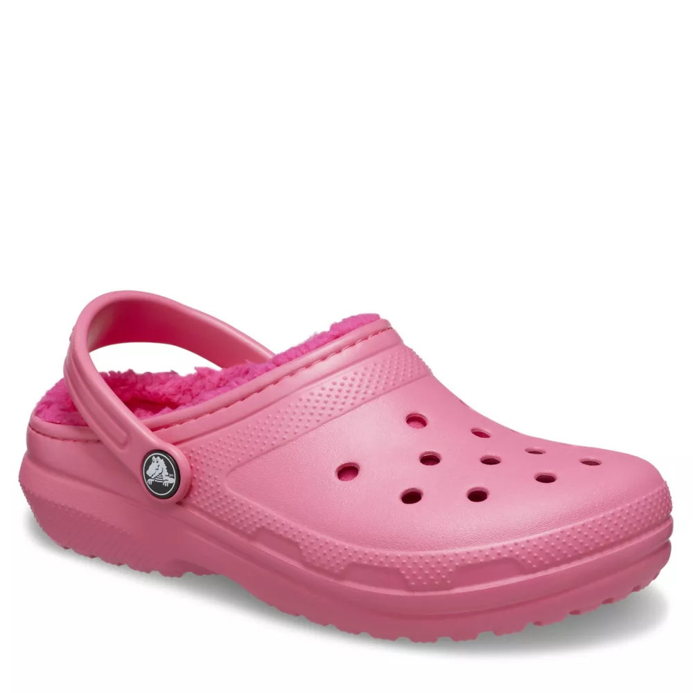 CROCS  GIRLS LITTLE-BIG KID CLASSIC LINED CLOG