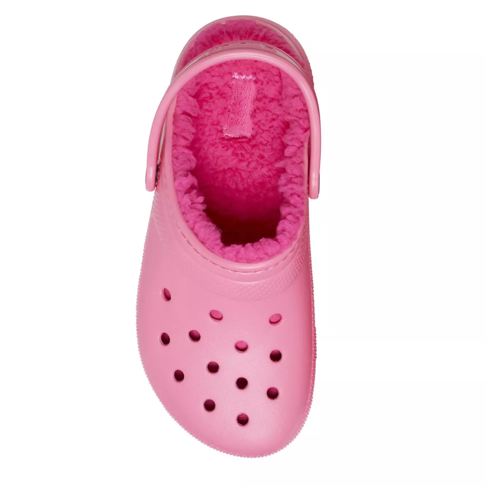 CROCS  GIRLS LITTLE-BIG KID CLASSIC LINED CLOG