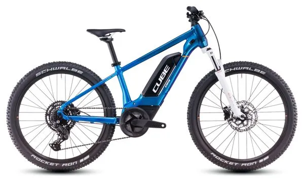 Cube Acid 240 Hybrid Rookie Pro 400 Kid Electric Hardtail MTB Shimano Cues 9S 400 Wh 24'' Actionteam Blue 2025 7 - 10 Years Old